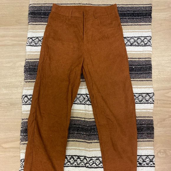 corduroy orange/tan pants small - Picture 1 of 2
